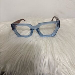Stylish Blue and Brown Women's Glasses